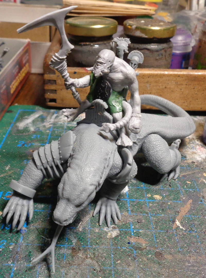 Fimir Held auf Echse WIP1.webp