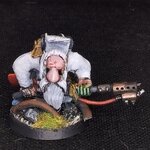 Miraculix mit Flammenwerfer vorher
