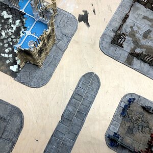Bodenplatten aus MDF und Styrodur