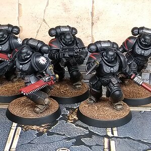 5 Flesh Tearers Todeskompanie-Sturm-Intercessors