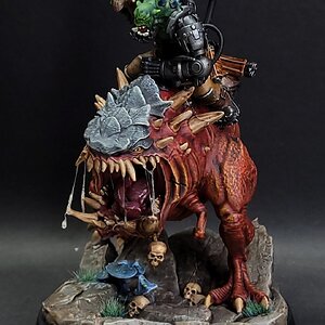 Orkreiter auf Squig