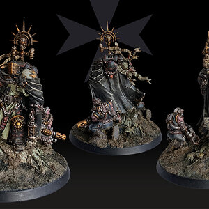 Helbrecht, Großmarschall der Black Templars inkl. Servitoren