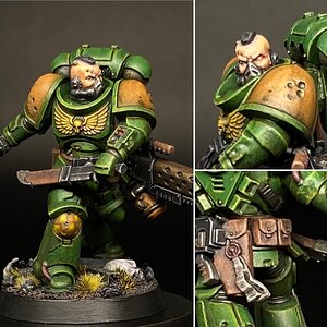 Sin Breakers - Veteran Sergeant Infernus Marines