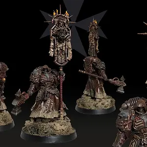 Black Templar Ordenspriester mit Reliquie