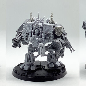 Black Templar Chaplain Dreadnought