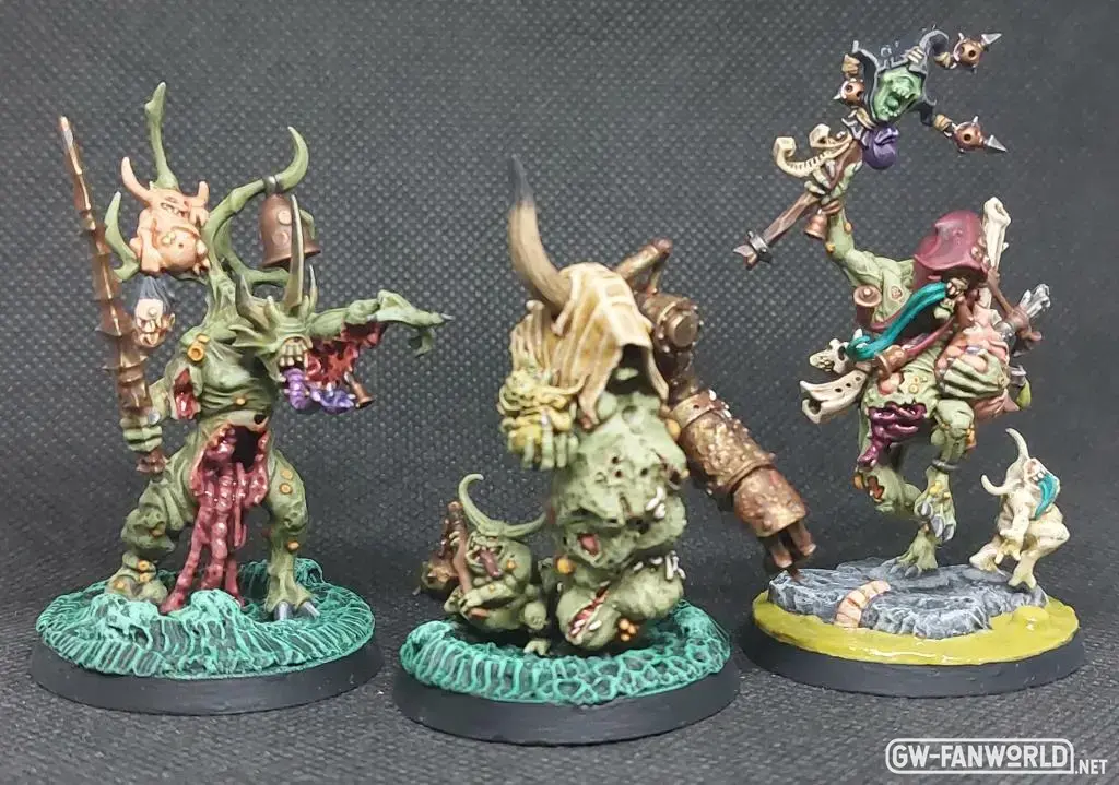 2x Poxbringer und 1x Bilepiper