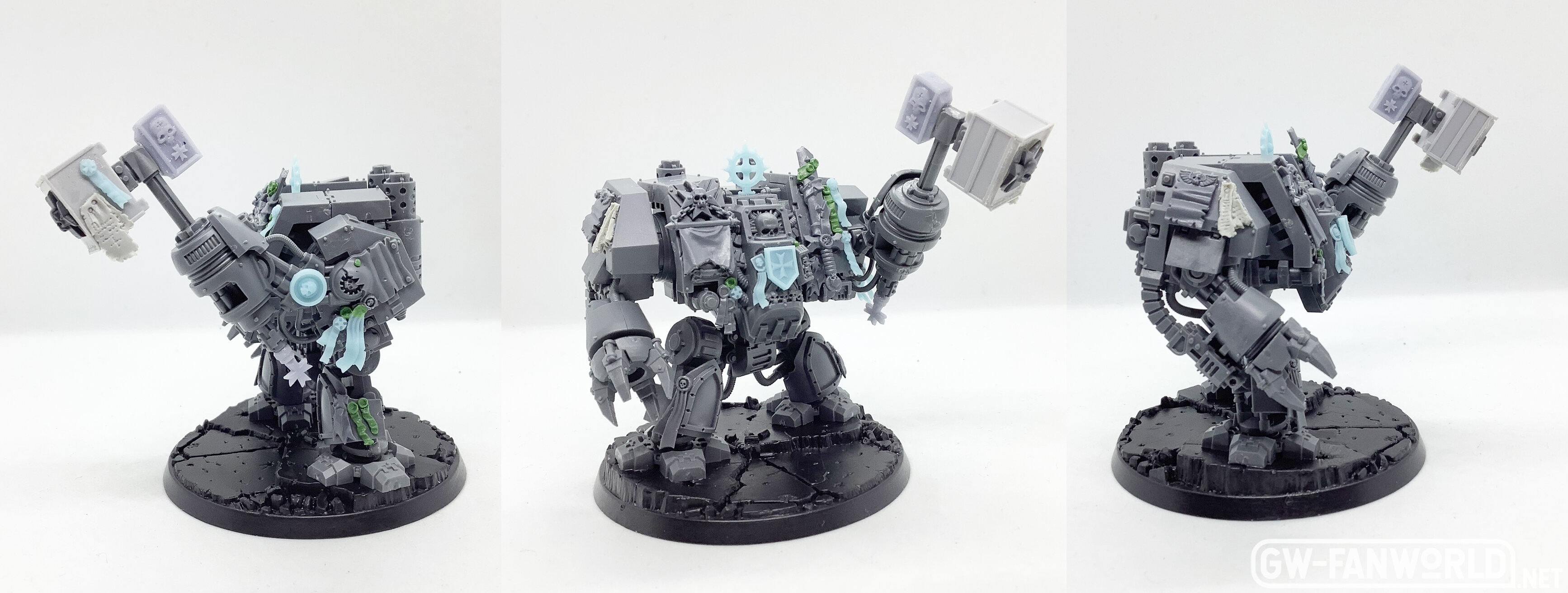 Black Templar Chaplain Dreadnought