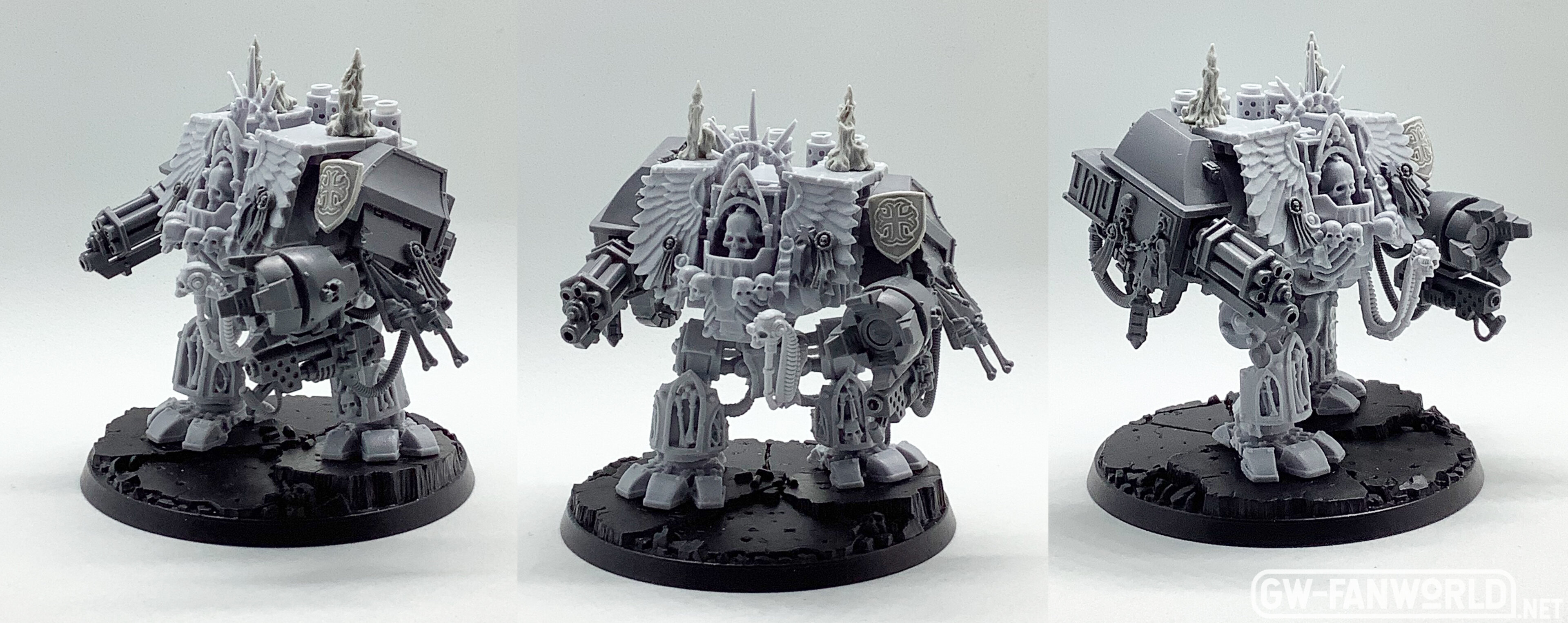 Black Templar Chaplain Dreadnought