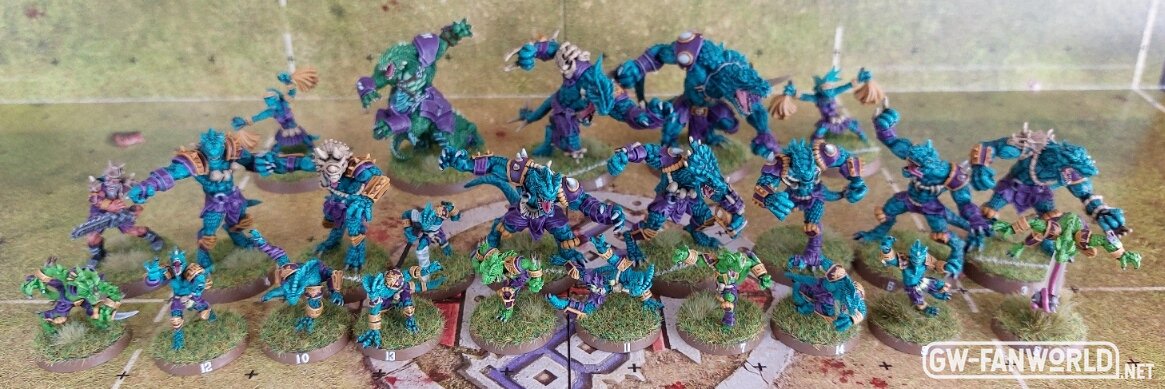 Bloodbowl Echsenmenschen "Laughing Jungle"