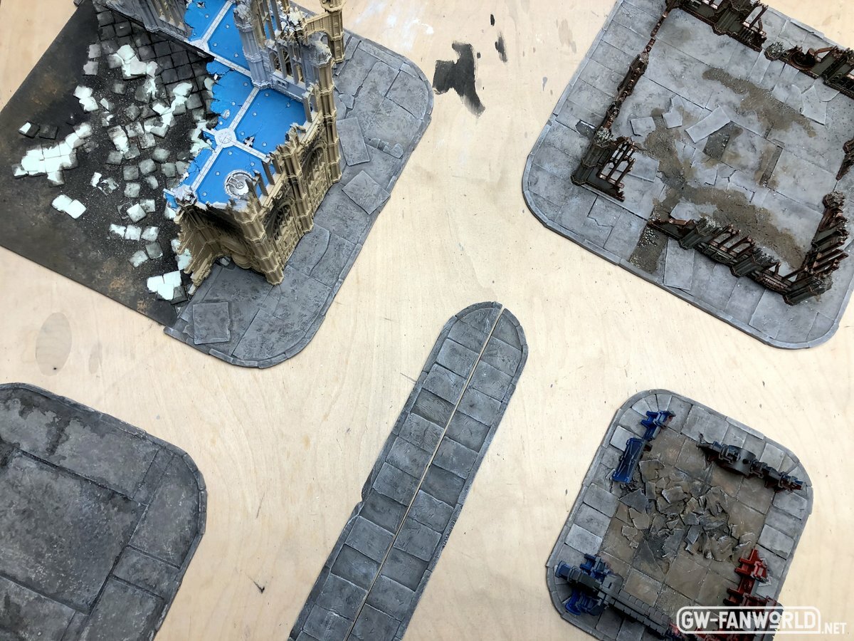Bodenplatten aus MDF und Styrodur