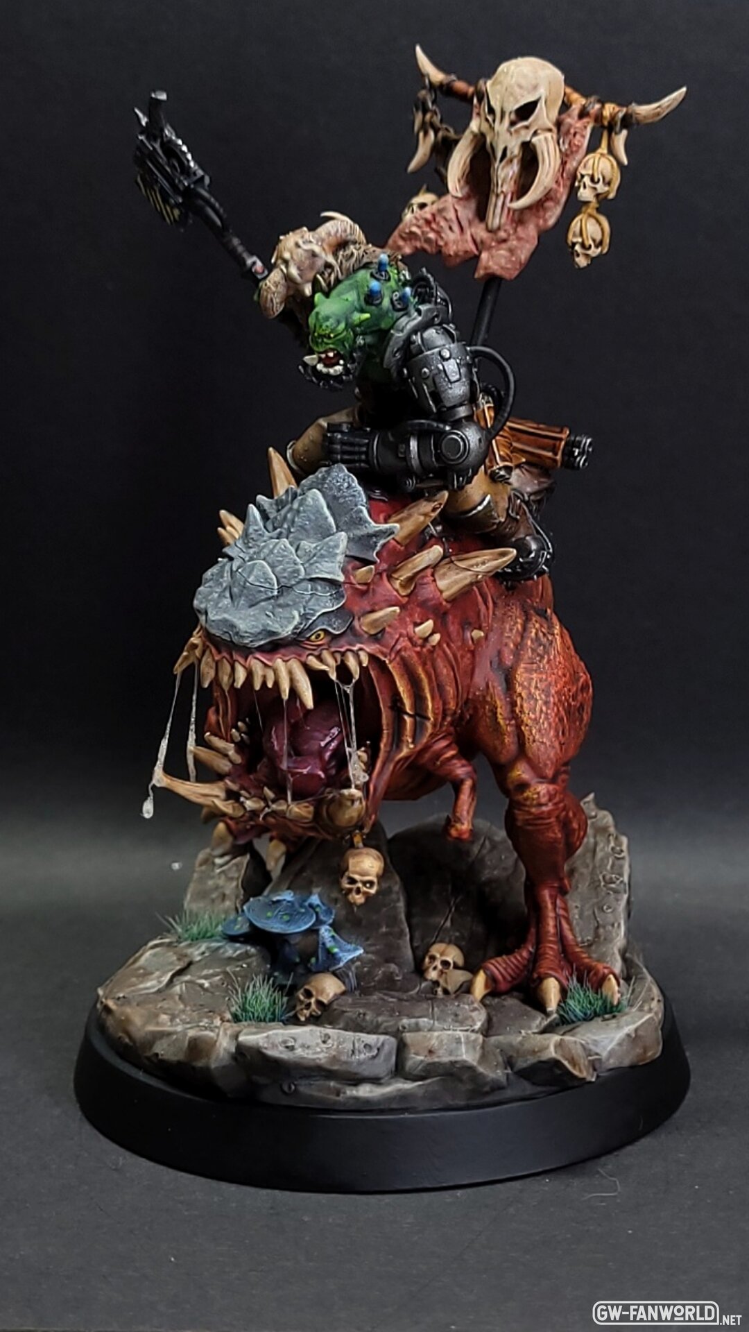 Orkreiter auf Squig